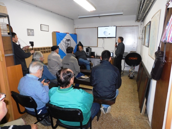 Foto representativa del evento: Charla Banda 10GHz por CX2SC y CX8AT 2018