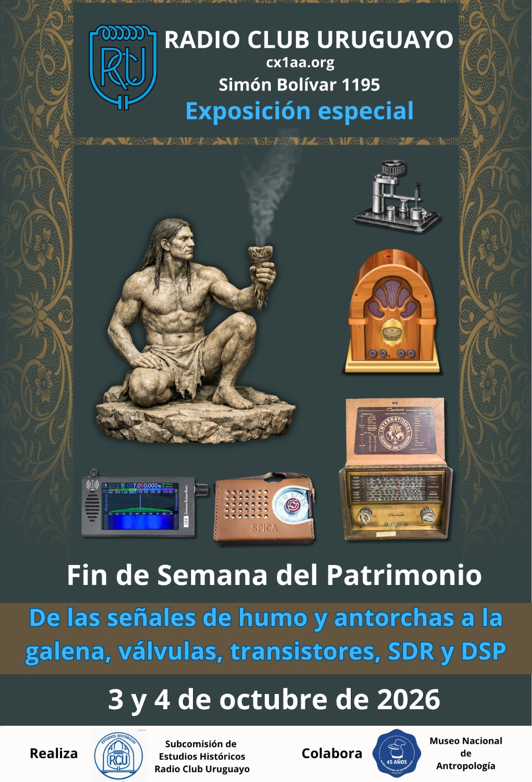 Poster del fin de semana del patrimonio 2026